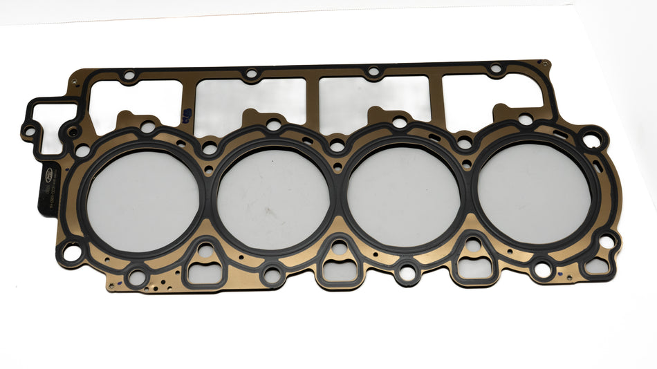 Engine head gasket on a white background