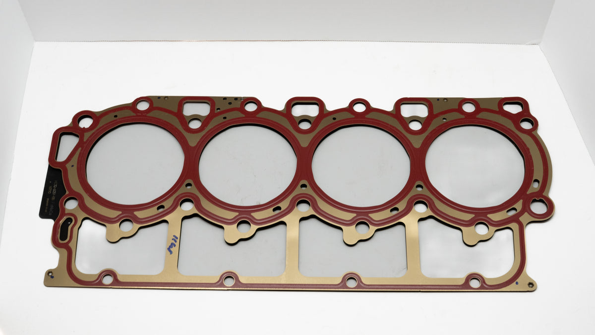 Cylinder head gasket on a white background