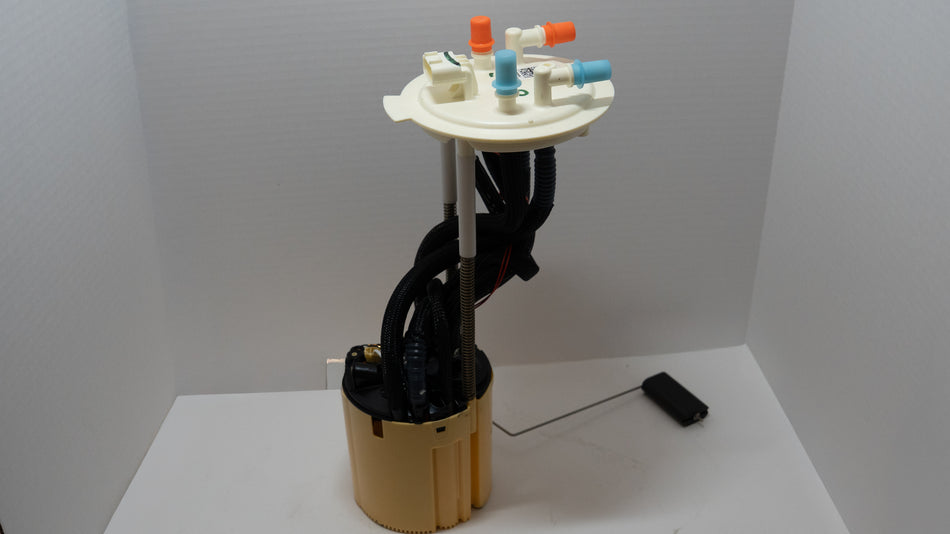 Mechanical fuel pump assembly on a white background