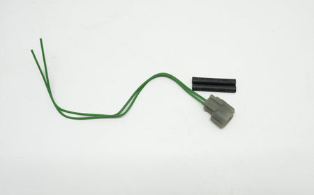 Wire harness with connectors on a white background